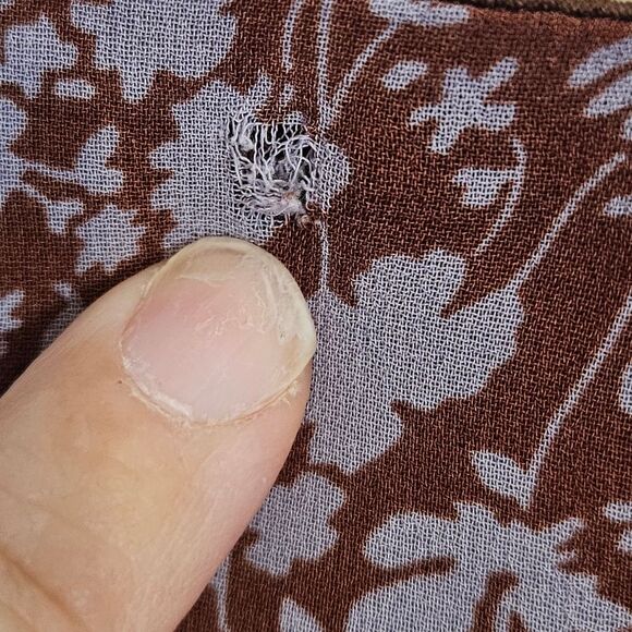 Lulu’s LUSH Always Carefree Rust Brown Floral Print Ruffled Mini Skirt S… - Picture 5 of 7